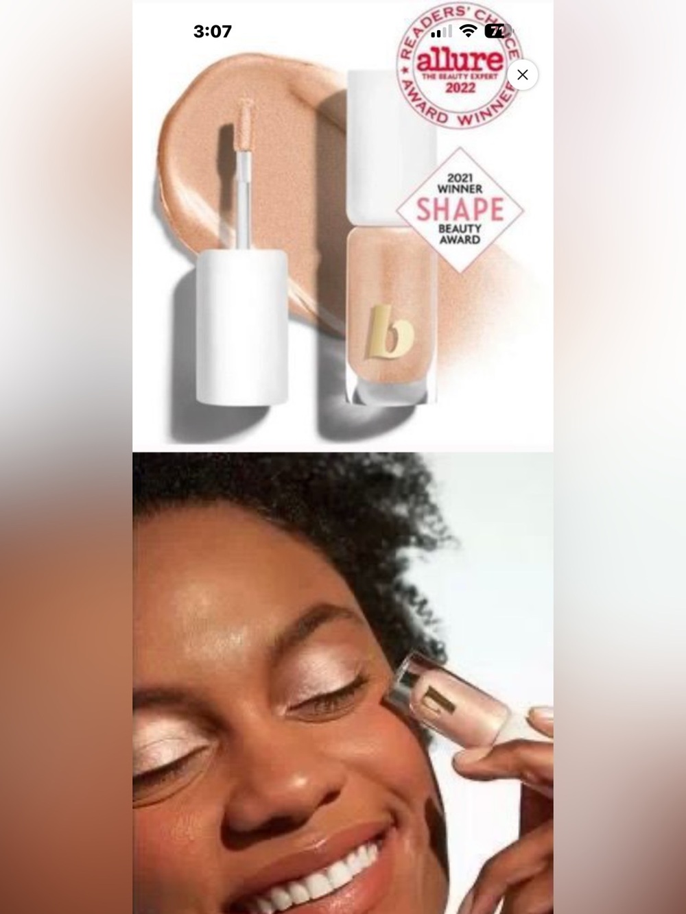 Beauty Counter Award Winning Lid Glow Color Aura